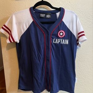 Captain America Baseball jersey (youth xl)